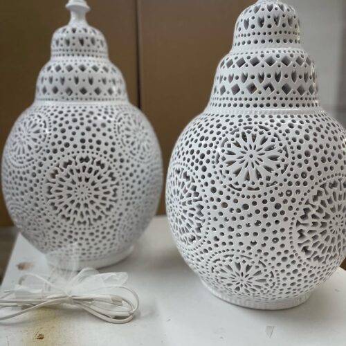 Openwork lamp