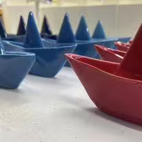 barchetta in ceramica