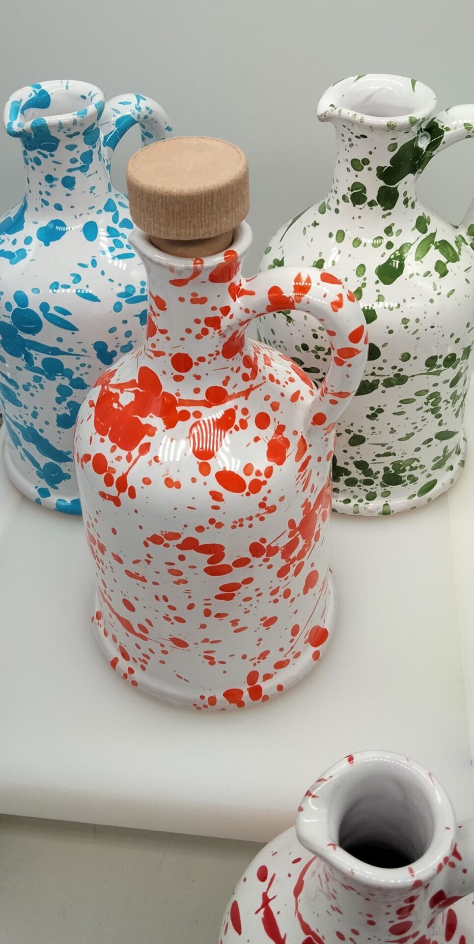 CS-oliera schizzata o smambriata15 - ceramica artigianale di Grottaglie